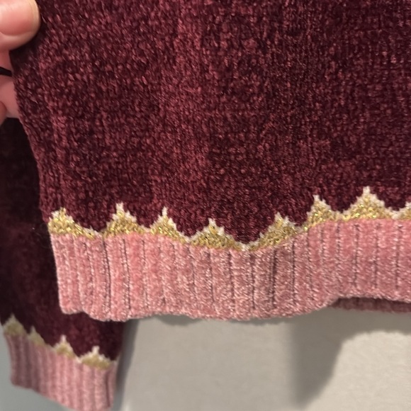 Zunie Girl - Youth Girls Long Sleeve Sweater, Soft, youth Large. Burgundy. NWT - Picture 6 of 12